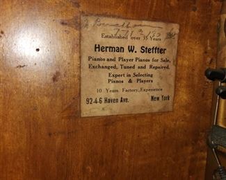 Story & Clark piano, built circa 1911