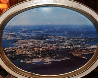 vintage Bethlehem Steel Sparrows Point tray