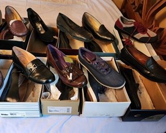 ladie's shoes, most new- never worn, kept in closet in closed boxes.  Size 11