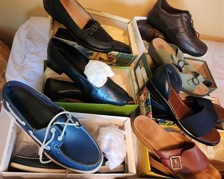ladie's shoes, most new- never worn, kept in closet in closed boxes. Size 11