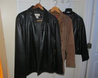 MEN'S LEATHER JACKETS.