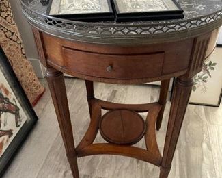 Louis XV style side table $150 marble top CARMEL VALLEY