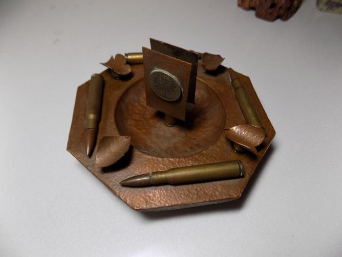 trench art ashtray