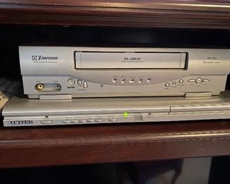 VCR & DVD player