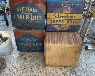 Vintage batteries