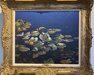 Original Oil by Rob Goebel "Floating"