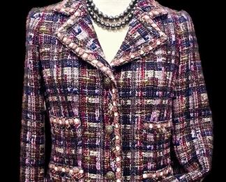 Chanel Jacket Shown with South Sea Pearls