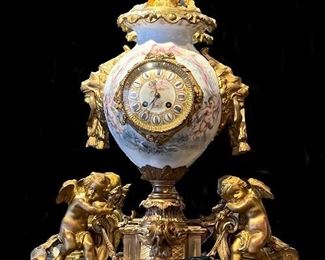 3. French Mantle Clock sold by Schneider, Campbell & Co., NY