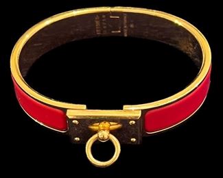 4d4b Hermes enamel bracelet