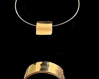 4q2. Italian Cuff and Choker signed Vento