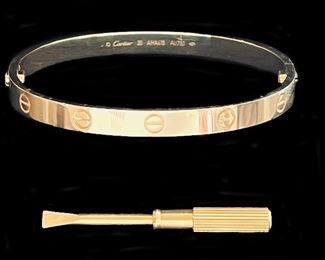 4q2b. Cartier "Love" bracelet