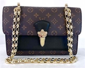 5j2. Louis Vuitton monogram with black