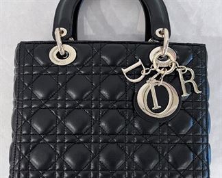 5j4.Christian Dior black handbag