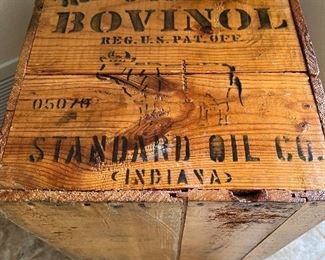 Standard Oil wood box