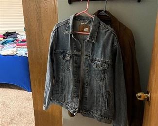  Levi's jacket and leather coat