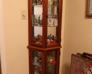 Small Lighted Display Cabinet
