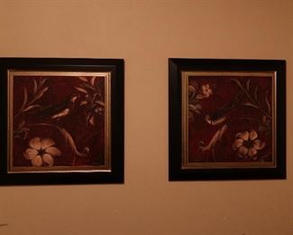 Pair of Floral Pictures 