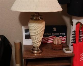Side Table - Table Lamp - Flag