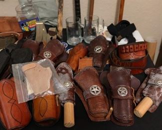 Gun Holsters - Ammo Leather Belts
