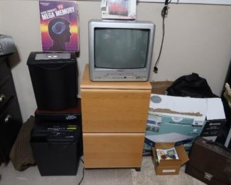 File Cabinet - Paper Shredder - Air Mattress  