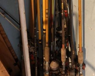 Lots of Fishing Poles
