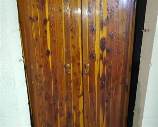 Cedar wardrobe