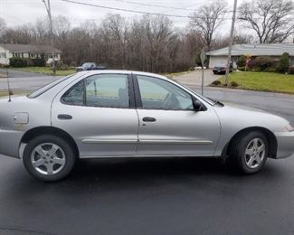 2004 Chevy Cavalier, 82,000 miles, current Pa inspection.  Accepting bids (bids starting at $1500)