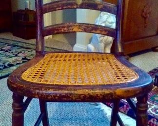 Antique cane seat child’s chair circa 1870