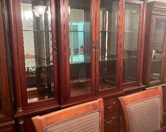 Cherry China Hutch