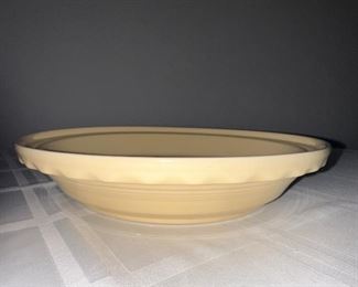 Fiesta cream colored pie dish