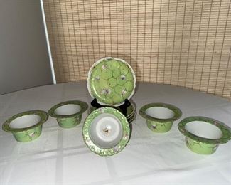 Porcelain fruit/dessert/amuse bouche bowls and plates 