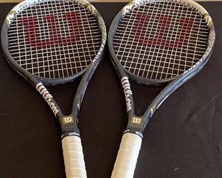 Strung  Wilson Tennis Rackets