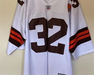 Mitchell & Ness  Jim Brown Cleveland Browns #32 Throwback Jersey