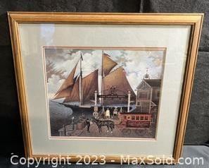 wcape fog wolf point framed print5541 t