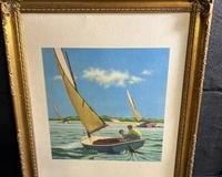 wframed print sailing5571 t