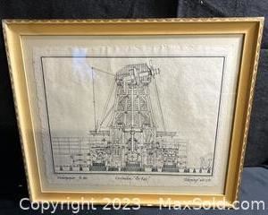 wverfmolen de kat framed print5551 t