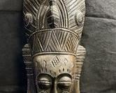 whand carved wood mask5081 t