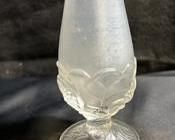 wvintage fenton satin frosted vase5201 t