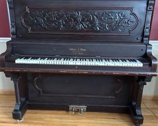 Gibbons & Stone Cabinet Grand Piano 