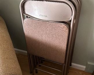 Folding chairs set of 5