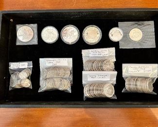 Commemorative coins and pre-1965 silver coins 