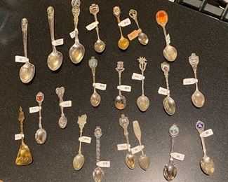 Souvenir spoon collection