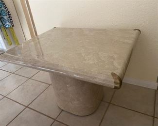 1970s Faux Marble Laminate Coffee Table