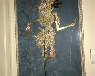 Beautifully framed puppet