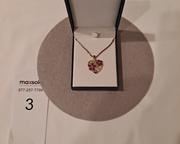 w14k gold necklace with 10k pendant31 t