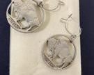 wbuffalo nickel earrings1091 t