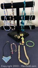 wcollection of beaded necklaces bracelets and more1111 t