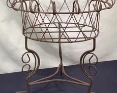 wbasket style metal plant stand461 t
