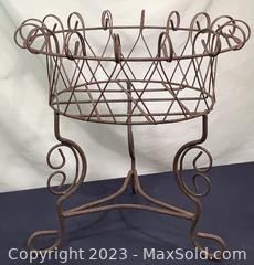 wbasket style metal plant stand461 t