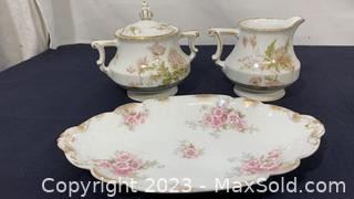 whaviland limoges poppy collection1041 t